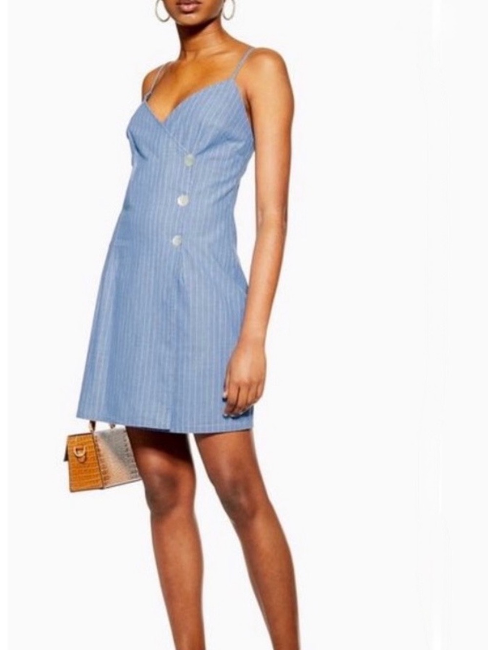 NWT Topshop Cotton Wrap Dress Sz 8